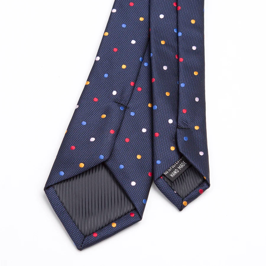XGVOKH 20 Style Neck Tie Men Skinny Necktie Wedding Ties Polyester Black Dot Fashion Mens Business Bowtie Shirt Accessories