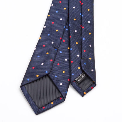 XGVOKH 20 Style Neck Tie Men Skinny Necktie Wedding Ties Polyester Black Dot Fashion Mens Business Bowtie Shirt Accessories