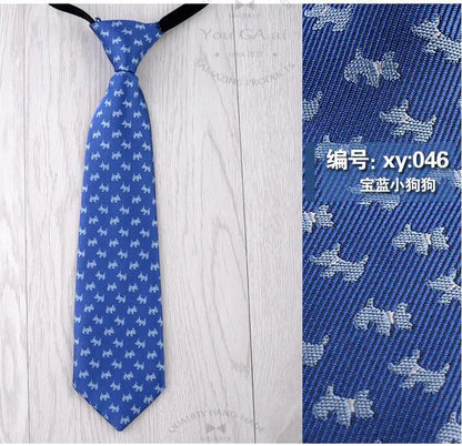 28*6cm Gravata Boys Girls Children's Tie School Class Dance Costume Accessories Band Cartoon Student Tie Necktie Neckcloth