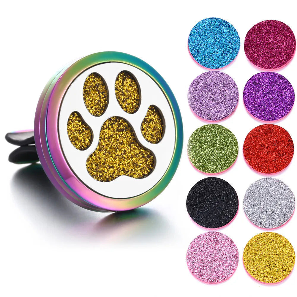 New Aromatherapy Jewelry Car Perfume Air Freshener Car Clip Tree of Life Aroma Essential Oil Diffuser Necklace Locket Pendants