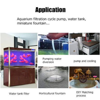 220V Ultra Quiet Submersible Water Pump Filter Fish Pond Fountain Aquarium Tank High-Lift 10 15 25 40 55W 600-3000l/H EU Plug