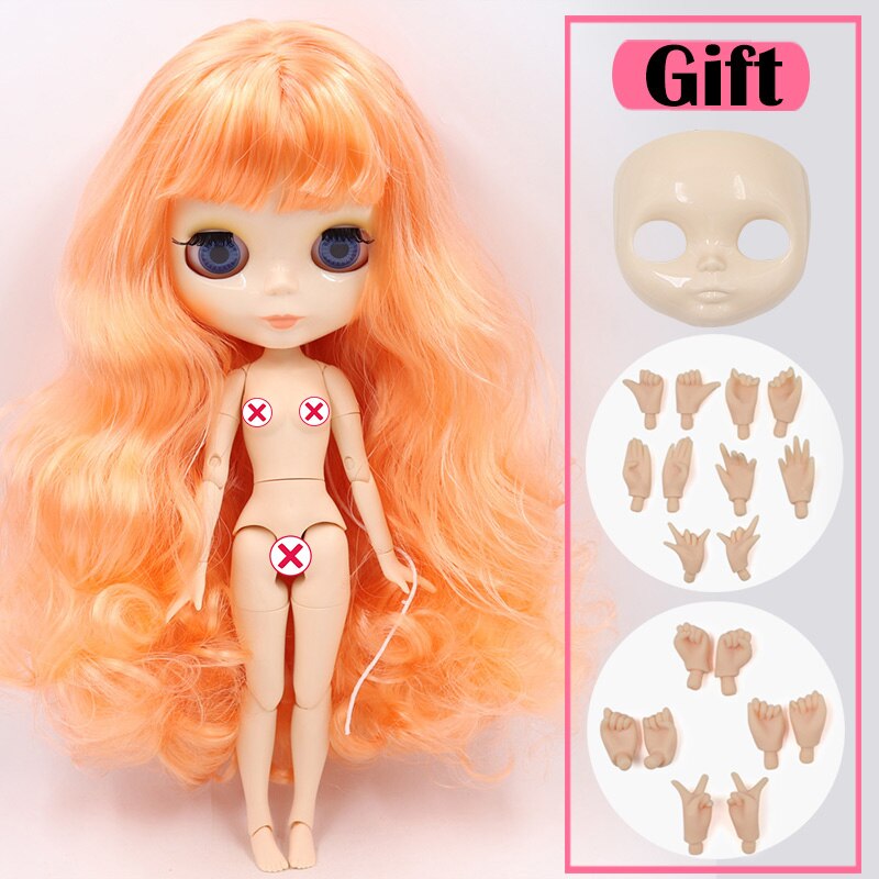 ICY DBS Blyth Doll No.3 Glossy Face White Skin Joint Body Special Price 1/6 BJD To
