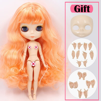 ICY DBS Blyth Doll No.3 Glossy Face White Skin Joint Body Special Price 1/6 BJD To
