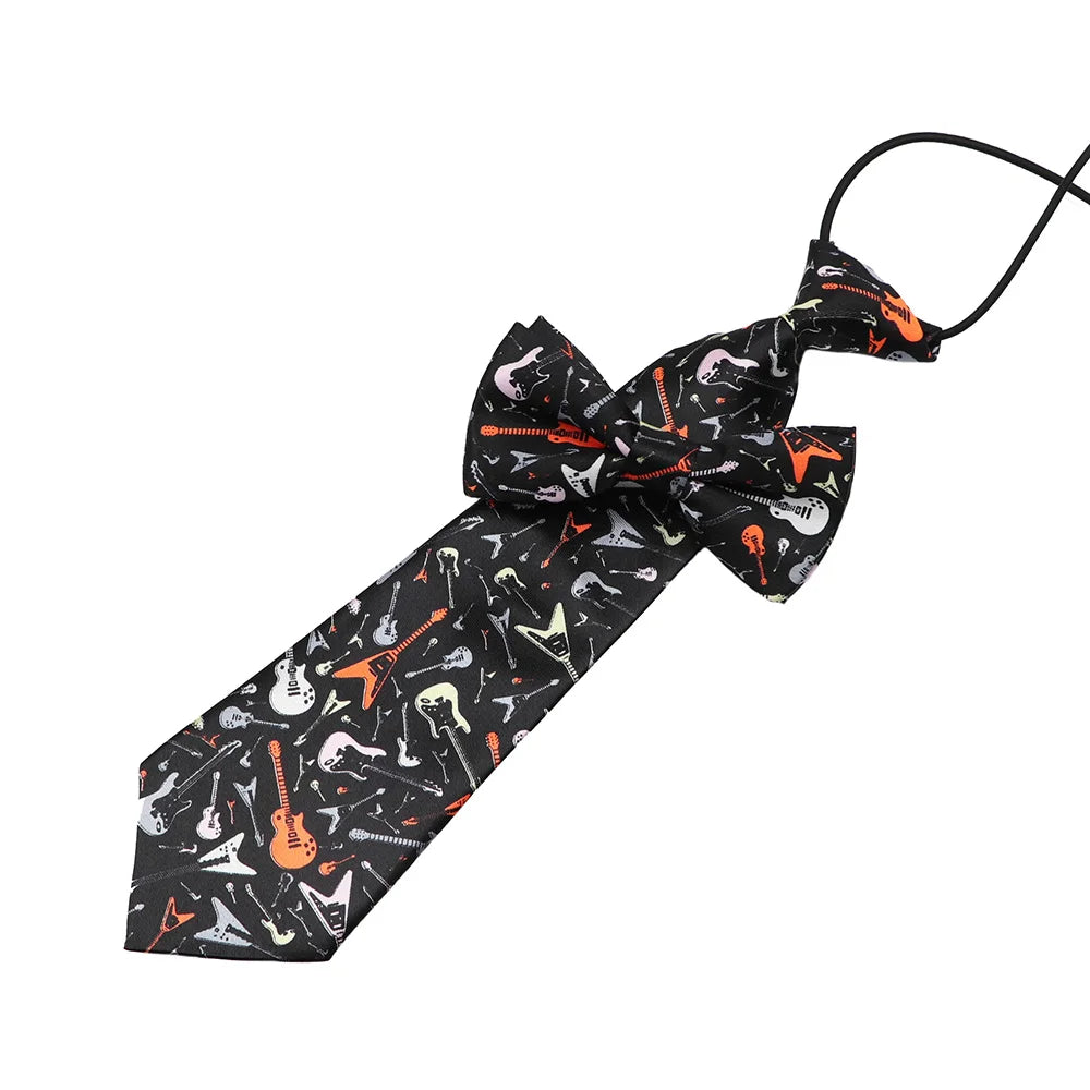 Fashion School Boys Bow Tie Set Children Kids Baby Colorful Elastic Music Piaon Necktie Butterfly Design Cute Bowtie Accessory