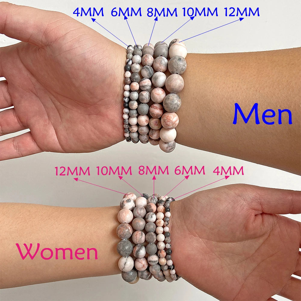 6 8 10 12 Mm Frosted Blue River Amazonite Matte Beads Natural Stones Round Loose Beads for Jewelry Making Bracelet Necklace Diy