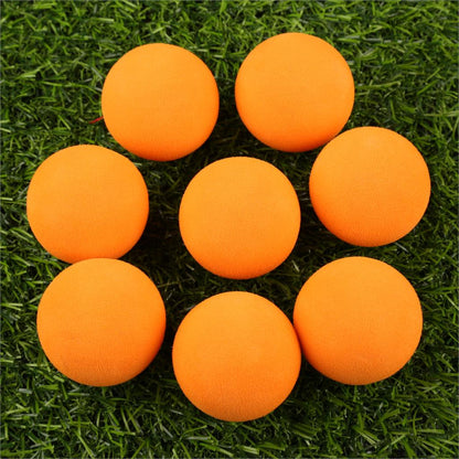 10Pcs/Lot EVA Foam Golf Balls Soft Sponge Balls for Outdoor Golf Swing Practice Balls for Golf/Tennis Training Solid 7 Colors