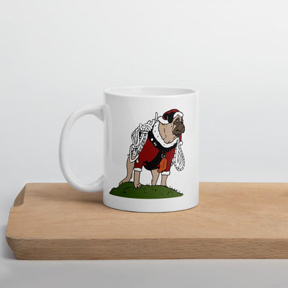 Vinny the Pug Christmas Mug #2