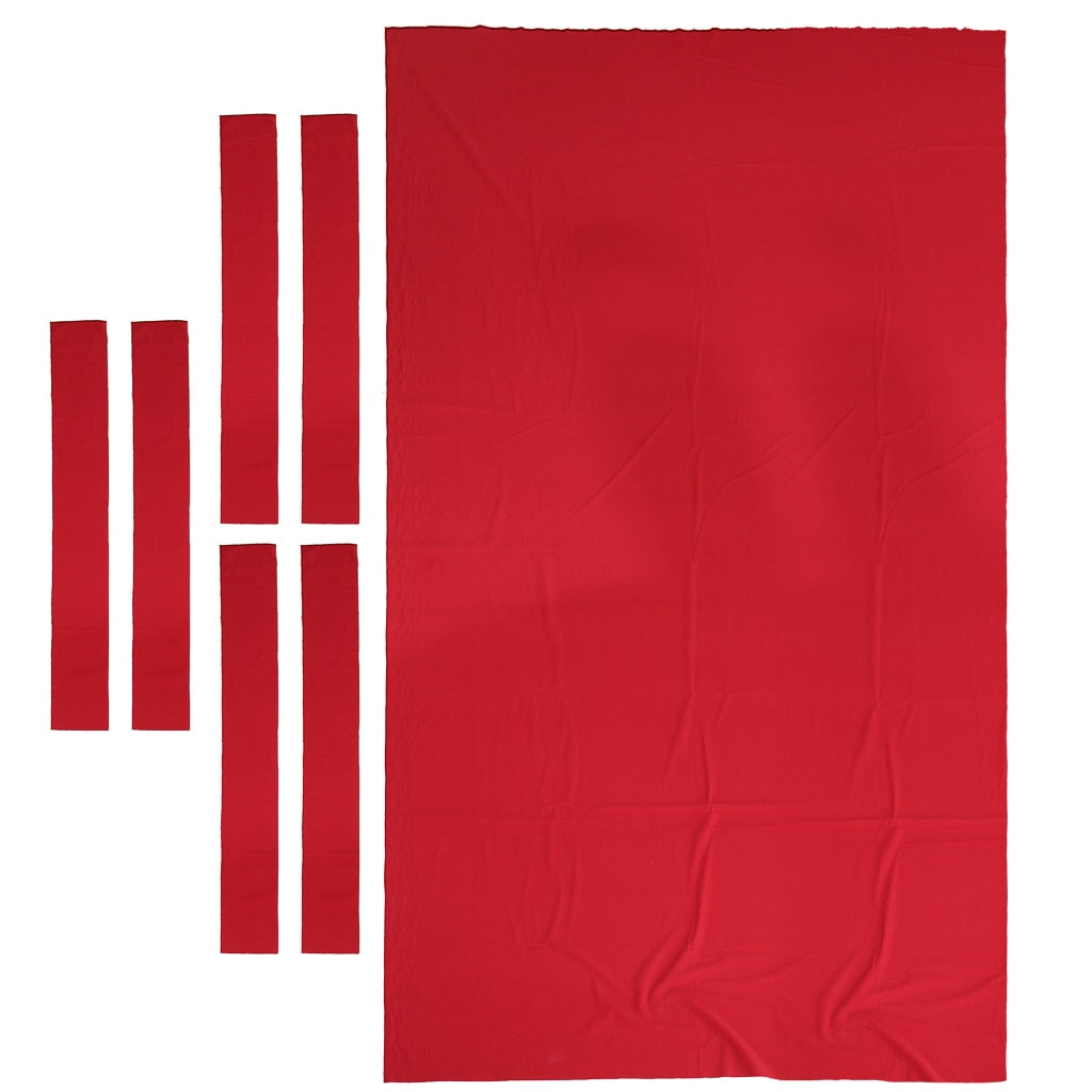 Professional 9 Ft Pool Table Felt + 6 Felt Strips Billiard Snooker Cloth Felt for 9 Foot Table 0.6mm Billiards Accessories