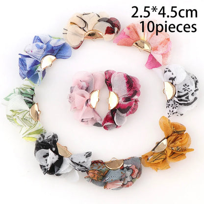 10~30pcs Mixed Types Tassel Findings Flower Silk Polyester Charms Pendant Drop Earring Tassel for Jewelry DIY Graft Making