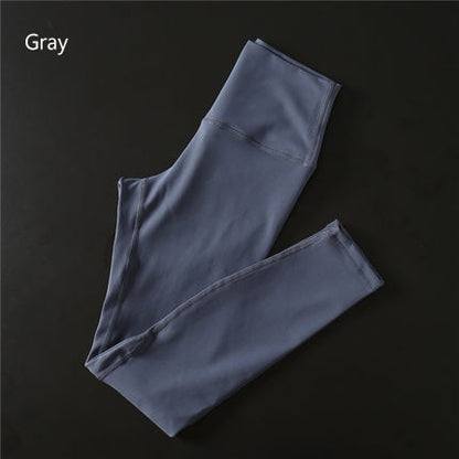Super Stretchy Gym Tights Tummy Control Yoga Pants With Hidden Pocket High Waist Sport Leggings Push Up Running Pants Women
