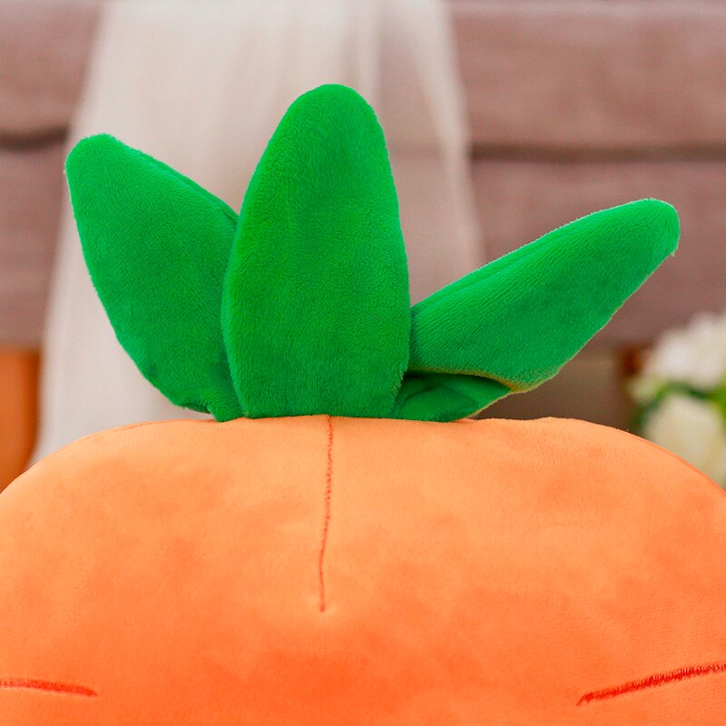 1pc Big Creative Simulation Carrot Plush Toy Super Soft Carrots Doll Stuffed With Down Cotton Pillow Cushion