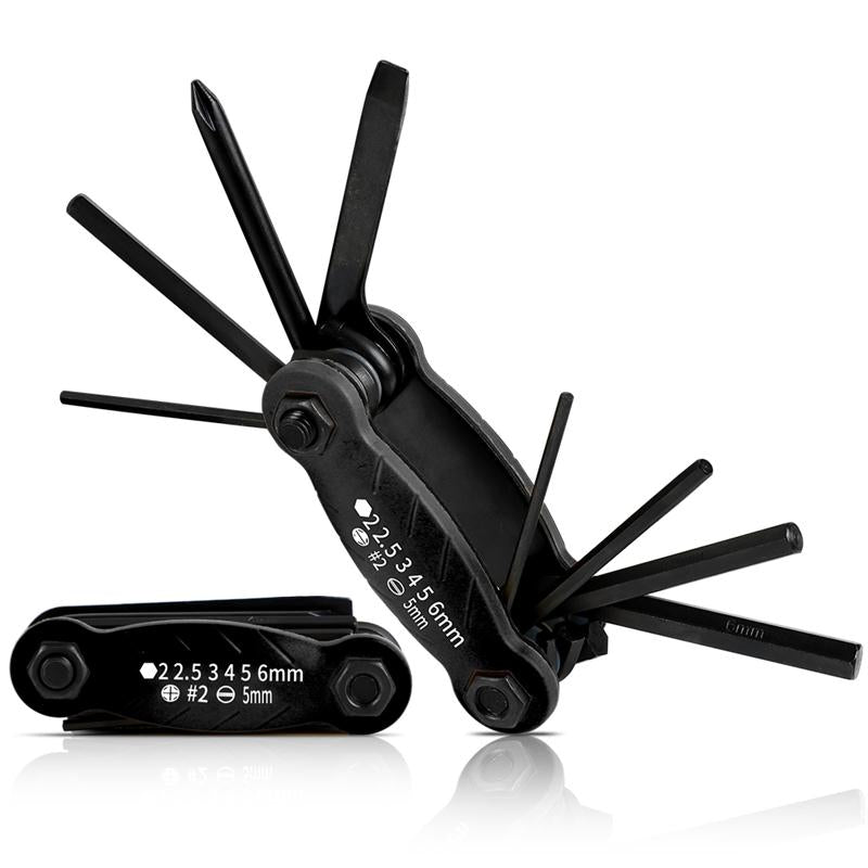 WEST BIKING Multitool Bicycle Repair Tools Chain Hex Spoke Wrench Screwdriver 10 in 1 Kit Set Road MTB Bike Cycling Multi Tools