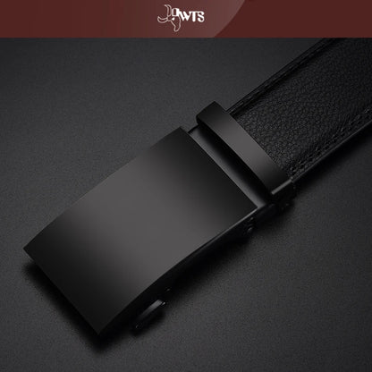 Leather Belts for Men Automatic Male Belts Cummerbunds Leather Belt Men Black Belts Cinturon Hombre