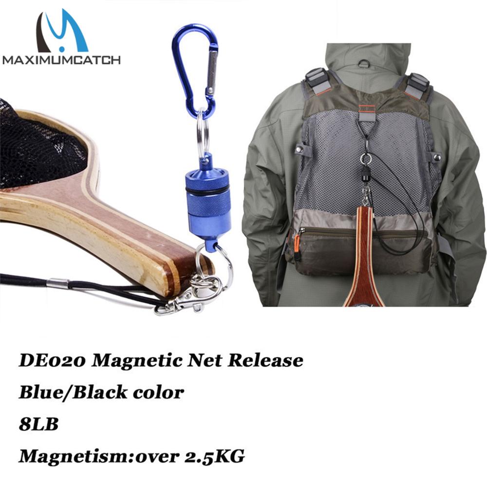Maximumcatch Fly Fishing Landing Net Nylon Trout Catch and Release Net With Curve Wood Handle Tenkara Net