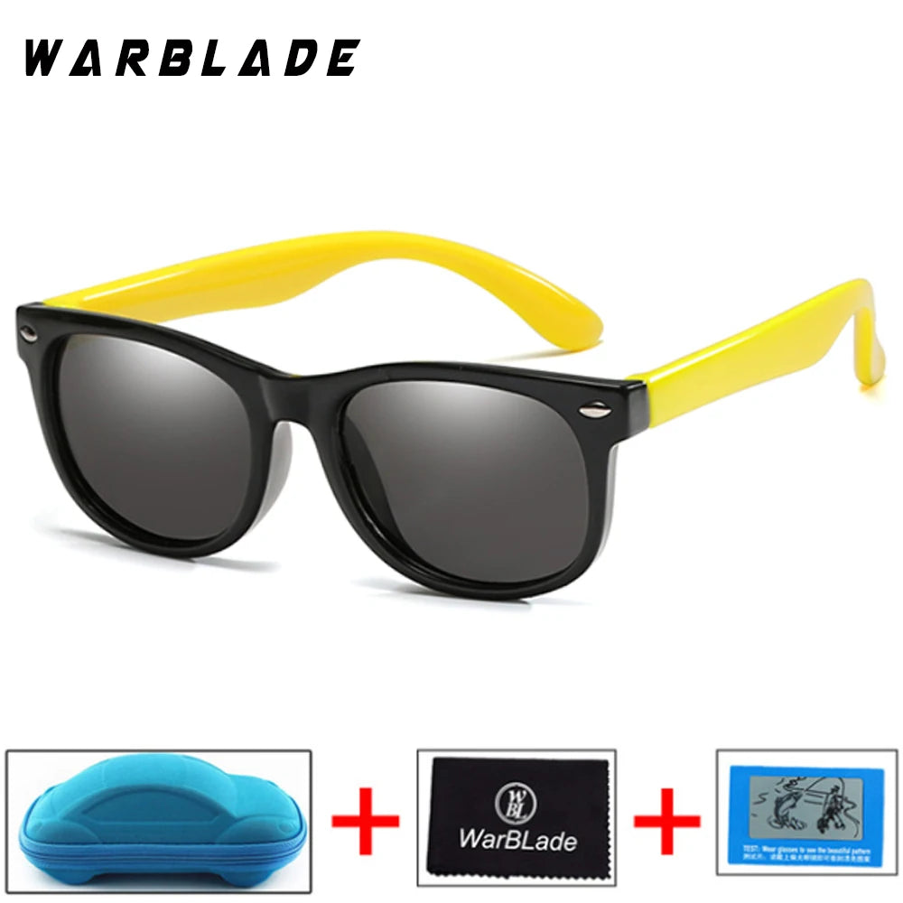 New Kids Polarized Sunglasses Children Boys Girl Sun Glasses Silicone Safety Glasses UV400 Eyewear Baby Shades Oculos With Boxes
