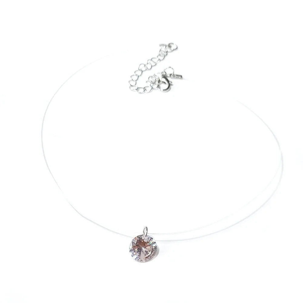 Bohemian Moon Star Crystal Heart Choker Necklace for Women Necklace Pendant on Neck Chocker Necklace Jewelry