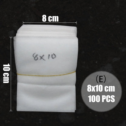 MUCIAKIE 100PCS Flat Fabric Nursery Grow Bags Biodegradable Growing Bags Eco-Friendly Ventilate Plant Root Protection Bags