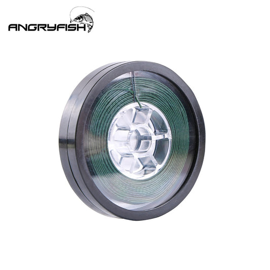 Angryfish 15m Carp Fishing Line Coated Hook Link 15LB 25LB 35LB