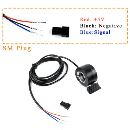 Okfeet Wuxing Throttle Electric Scooter Bike 130X Thumb Throttle Accelerator for Ebike Bicycle Conversion Kit