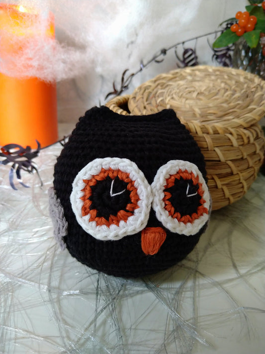 Halloween Owl Baby Rattle