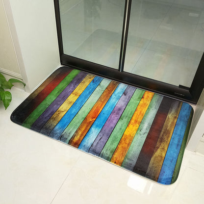 Colorful Stones Bath Mat Set Thicken Flannel Bathroom Carpets Toilet Rugs WC Room Floor Pads Tapis Salle De Bain 45*75 45*120cm