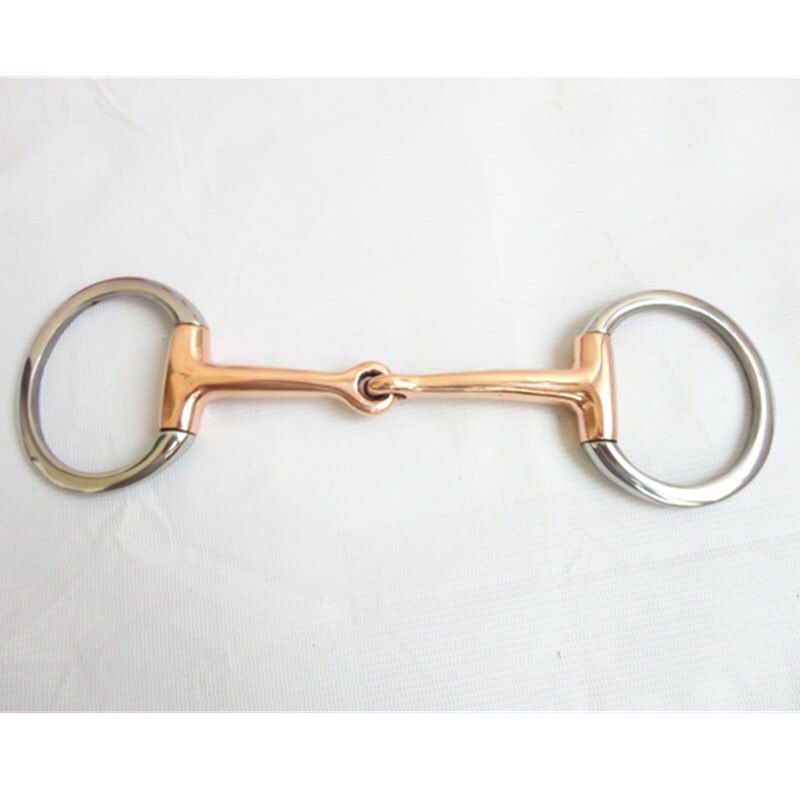 Stainless Steel Eggbutt Bit Horse Product Copper Jointed Mouth