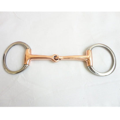 Stainless Steel Eggbutt Bit Horse Product Copper Jointed Mouth