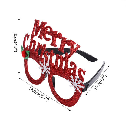 Christmas Decorations 2024 Christmas Glasses Frame Kids Santa Snowman Glasses Christmas Xmas Decor 2024 New Year Noel