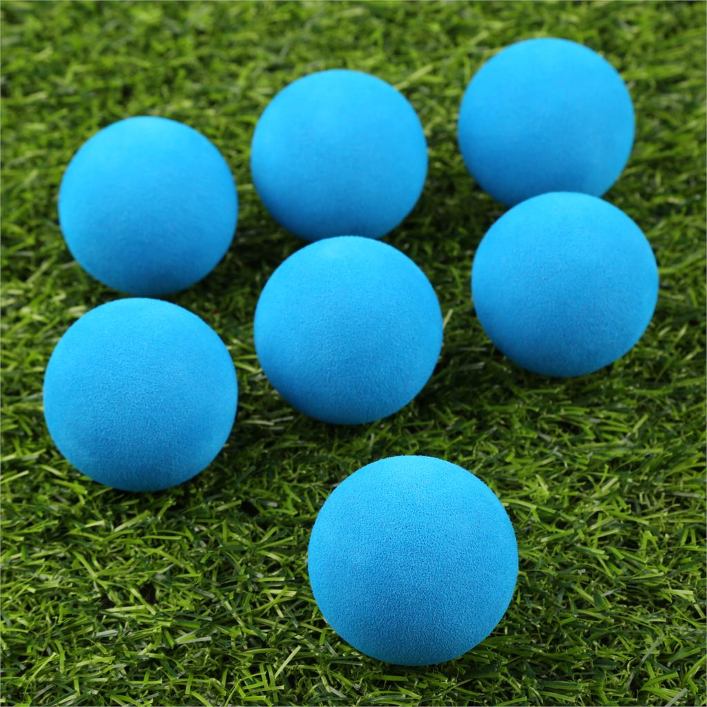 10Pcs/Lot EVA Foam Golf Balls Soft Sponge Balls for Outdoor Golf Swing Practice Balls for Golf/Tennis Training Solid 7 Colors