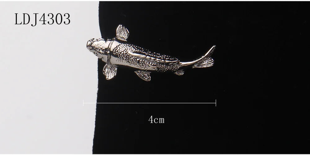 Tie Clip for Men Classic Meter Tie Pin Copper Tie Bar Quality Enamel Tie Collar Pin Crystal Business Corbata