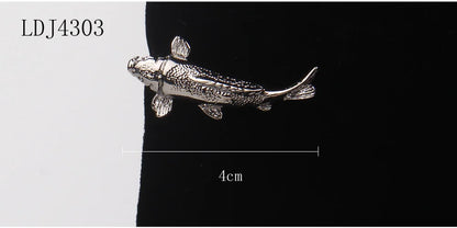 Tie Clip for Men Classic Meter Tie Pin Copper Tie Bar Quality Enamel Tie Collar Pin Crystal Business Corbata