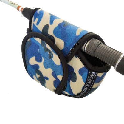 SBR Cloth Camouflage Spinning Fishing Reel Bag for Fishing Line Wheel Protection Spinning Reel Package Fishing Storage Bag