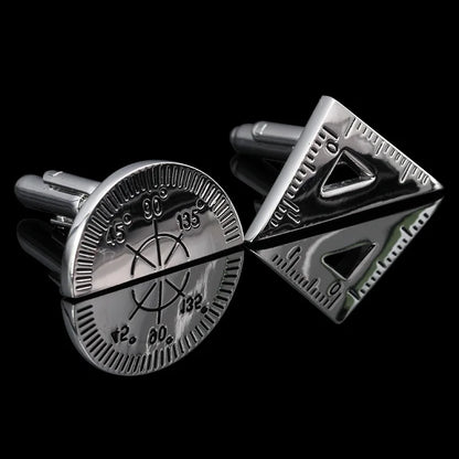 French Shirt Cufflink for Mens Brand Designer Cuffs Button Male Silver High Quality Luxury Wedding Jewelry Father's Day