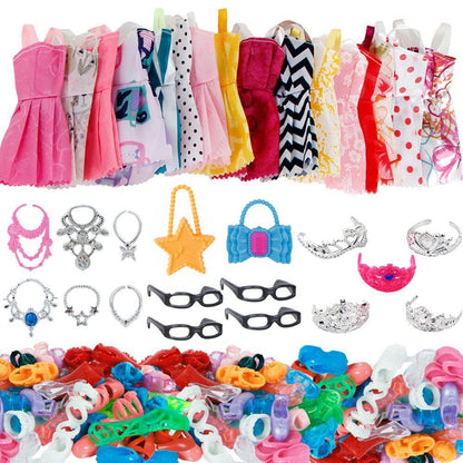 Mix Doll Accessories Option Shoes / Shoe Cabinet White Rack Storage Sofa Dresses Dollhouse Furniture for Barbie Doll