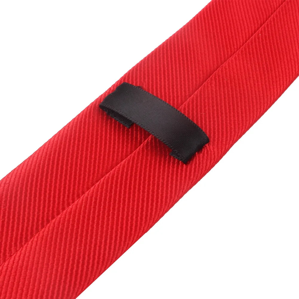 Zipper Necktie for Men Women Tie for Boys Girls Suits 6cm SolidTies Slim Girls Neck Tiie Gravatas Rubber Pre-Tied Tie