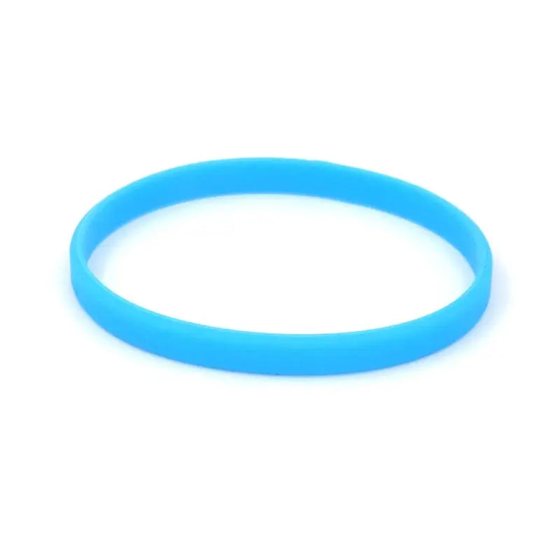 5 Pieces Mix Color Fitness Wristband Rubber Silicone Men's Women's Children's Bracelet for Man Jewelry Glow in the Dark