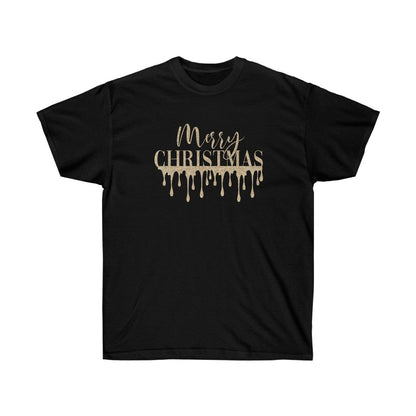 Golden Dripping Merry Christmas