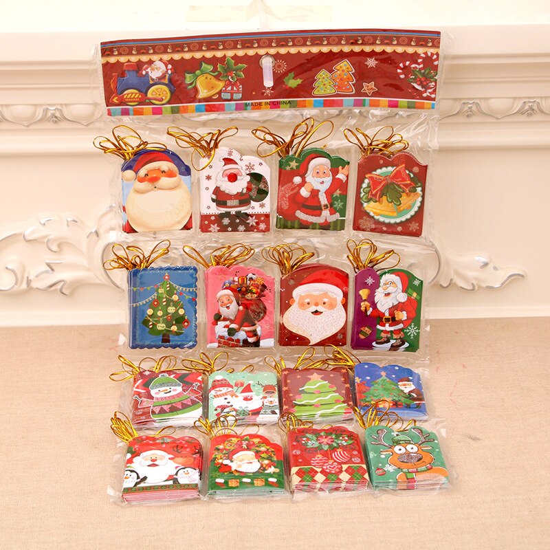 Christmas Greeting Card Christmas Tree Wishing Card Small Elevator Small Card Christmas Decoration Card Blessing Wish Card