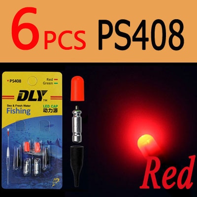 ICERIO 6PCS Electronic Light Sticks Night Fishing Float Rod Light Water Proof Fish Gathering Glow Lamp Lights Luminous Sticks