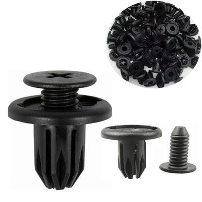 60Pcs 5mm 6mm 7mm 8mm 9mm 10mm Hole Car Bumper Rivet Fastener Auto Fender Trim Panel Screw Clips for Honda Nissan Toyota Hyundai
