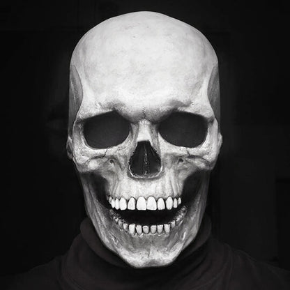 Halloween Mask Movable Jaw Full Head Skull Mask Halloween Decoration Horror Scary Mask Cosplay Party Decor 2023 Skull Helmet