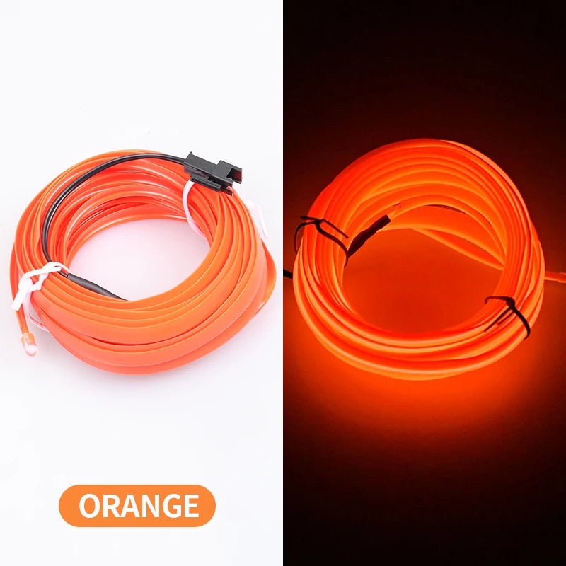 Ambient Lamp RGB Car LED Neon Cold Light Auto Interior Atmosphere Light Refit Decoration Strips Shine Usb/Cigar Lighter/Driver