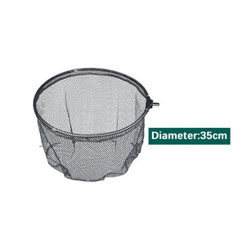 Hand Net Head Aluminum Alloy 8mm Screw Folding Dip Net 35/40/45cm Gluing Net Outdoor Fishing Net Tool Accessories