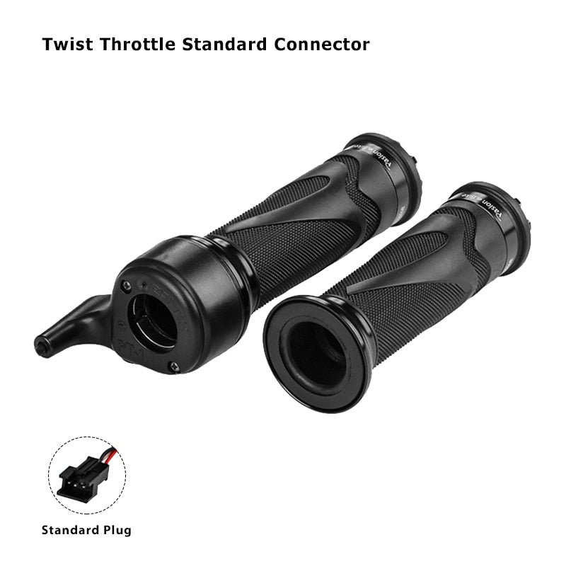 EBike Twist Throttle 24V 36V 48V 72V Electric Bicycle Accessories 160CM Gas Handle for Scooter  Electric Bike Kit