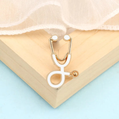 Creative 18 Styles Colorful Brooches Doctor Nurse Stethoscope Enamel Pins Medical Denim Jackets Bag Jewelry Button Badges