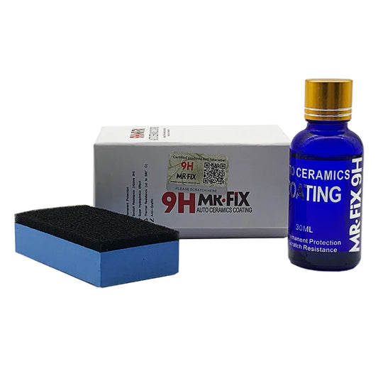 9H Car Liquid Ceramic Coat Hydrophobic Glass Coating Motocycle Paint Care Anti-Scratch Auto Detailing Glasscoat Car Polish