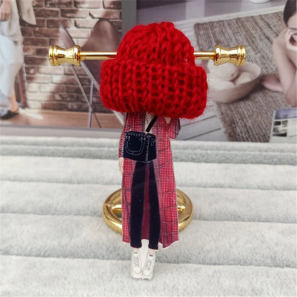 Fashion Brooch Pins for Woman Brooches Girls Face Cartoon Models Acrylic Brooches Kawaii Pompom Clothing Jewelry Accessories