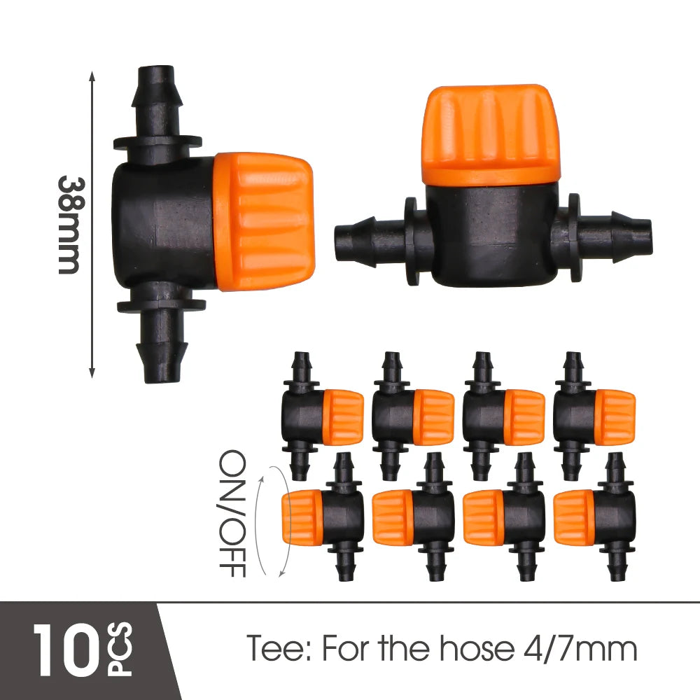 MUCIAKIE 5m-50m Automatic Garden Watering System Kits Self Garden Irrigation Watering Kits Micro Drip Mist Spray Cooling System