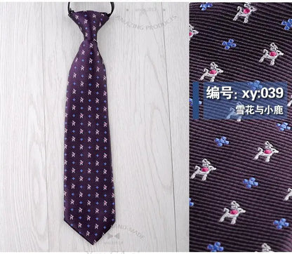28*6cm Gravata Boys Girls Children's Tie School Class Dance Costume Accessories Band Cartoon Student Tie Necktie Neckcloth