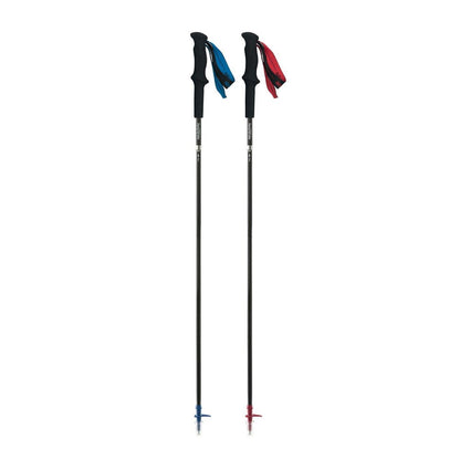 Naturehike Carbon Fiber 4 Section Ultralight Trekking Poles Tungsten Steel Walking Stick Trail Running Hiking Alpenstock